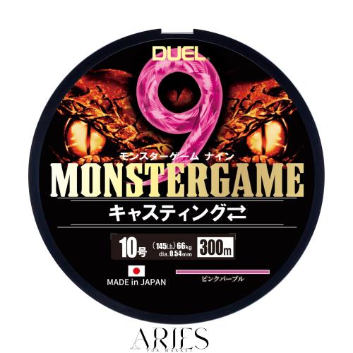 DUEL(デュエル)9本撚り PEライン モンスターゲーム 9 キャスティング⇔ 300m 10号 7,434円