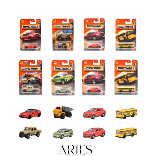 マッチボックス(Matchbox) ベーシックカー Dアソート 乗り物おもちゃ ミニカー 24台入り BOX販売 3歳から マルチ 98CD-30782
