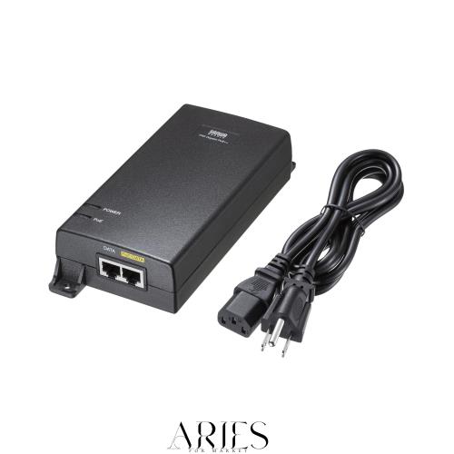 サンワサプライ PoEインジェクター（電源内蔵・IEEE802.3bt（75W）対応） LAN-GIHINJ6