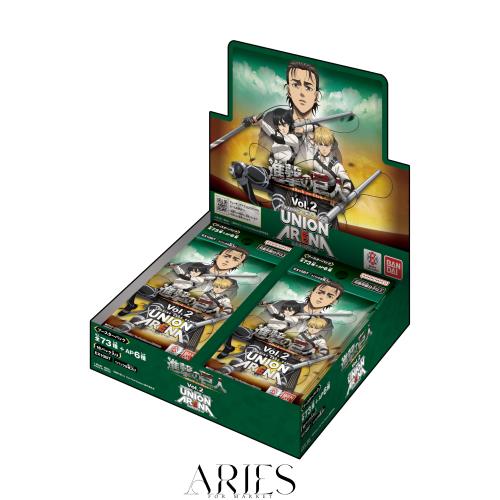 バンダイ(BANDAI) UNION ARENA ブースターパック 進撃の巨人 Vol.2【EX10BT】 (BOX)16パック入り