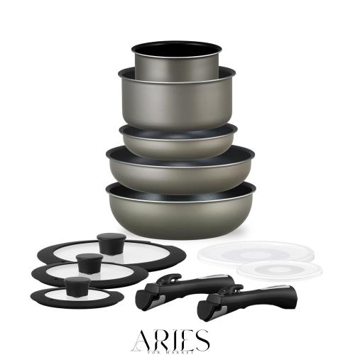 【Amazon.co.jp限定】 アイリスオーヤマ フライパン 鍋 セット IH＆ガス火対応 12点 1人暮らしセット ダイヤモンドコート ダイヤモンドコ