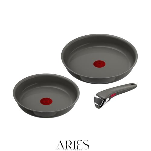 ティファール セラミックコーティング 取っ手のとれる 鍋 フライパンセット 3点セット IH ガス火対応 PFOAなどの有害物質不使用 なめらか