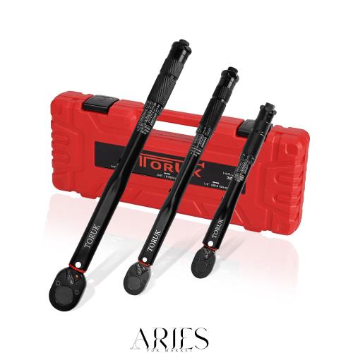 トルクレンチ セットプレセット型 3点組 1/2 28-210N.m 1/4 2-24N.m 3/8 5-60N.m 自動車用、タイヤ交換、オートバイ、機械の整備 作業工