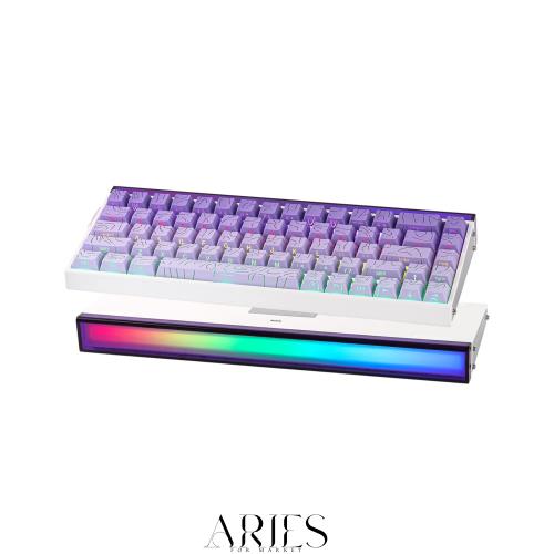 EPOMAKER Aula Hero68 HE 有線 マグネットゲーミングキーボード 0.01mm調整可能アクチュエーション ラピッドホールエフェクトスイッチ 8k