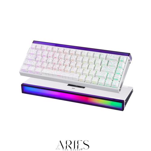 EPOMAKER Aula Hero68 HE 有線 マグネットゲーミングキーボード 0.01mm調整可能アクチュエーション ラピッドホールエフェクトスイッチ 8k