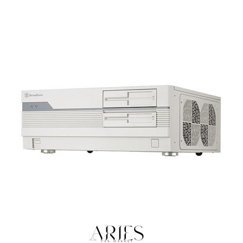Silverstone SST-FLP01W PCケース 据え置き ATX レトロ仕上げ ホワイト 国内正規代理店品