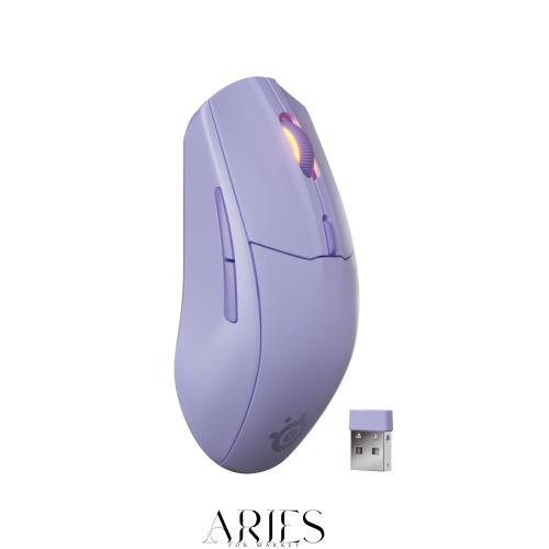 SteelSeries ゲーミングマウス 無線 ワイヤレス 2.4Ghz/Bluetooth対応 軽量 低遅延 1.9ms 高耐久 18,000DPI メカニカルスイッチ 絡まり防