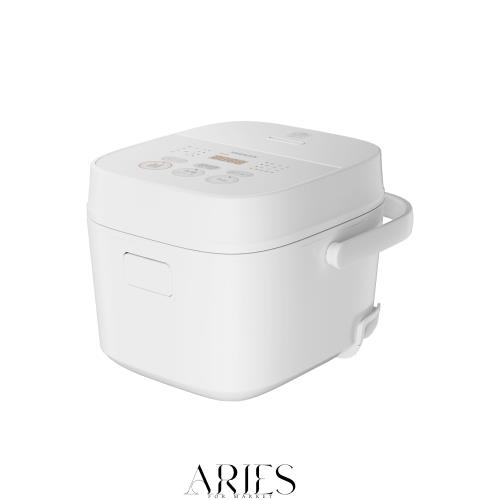 【Amazon.co.jp限定】[山善] 炊飯器 一人暮らし 3合 3種類炊き分け機能 マイコン式 低温調理 無洗米モード 保温 予約機能 ホワイト AMRC-