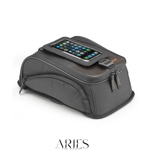 GIVI(ジビ) バイク タンクバッグ 8L 脱着式スマホホルダー付き タンクロック CRM108 48856