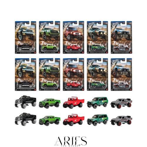 ホットウィール(Hot Wheels) テーマオートモーティブ アソート - Toyota Trucks 乗り物おもちゃ ミニカー 10台入り BOX販売 3歳から マル