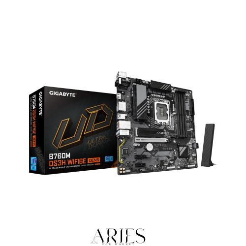 GIGABYTE B760M DS3H WIFI6E GEN5 Micro-ATXマザーボード MB6763