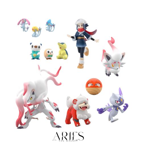 バンダイ(BANDAI) ポケモンスケールワールド ヒスイ地方セット チューインガム 食玩 【BOX販売/1個】