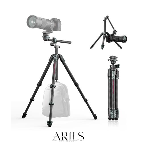 Ulanzi JJ05 カメラ三脚 カーボン三脚 トラベル三脚 軽量 ポータブル U？kaクイックシュー F38クイックシュー互換対応 184cm５+2段階伸縮