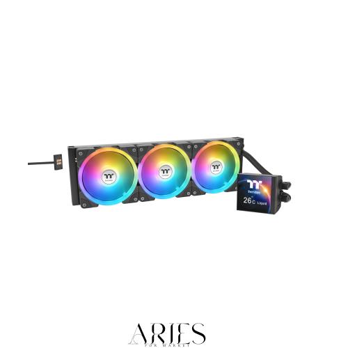【Amazon.co.jp限定】Thermaltake MAGFloe 420 Ultra Black All-In-One Liquid Cooler System オールインワン 420mm 水冷CPUクーラー CL-