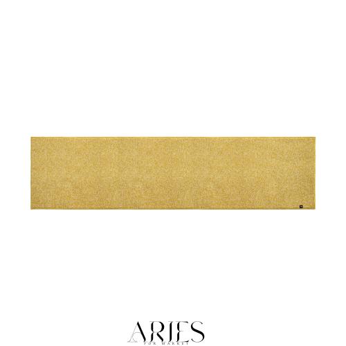 オカ(OKA) PLYS base (プリスベイス) キッチンマット 約 60 cm × 240 cm イエロー (日本製 洗える モダン シンプル 滑り止め)