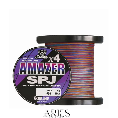 サンライン(SUNLINE) 4本組PEライン ソルティメイト アメイザー×4 SPJ (Saltimate Amazer SLOW PITCH JERK) 1200m 5色マルチカラー (マ