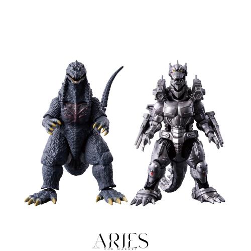 [バンダイ(BANDAI)] ゴジラアクションフィギュア ゴジラ(2003) × 3式機龍〈改〉重武装型バトルセット