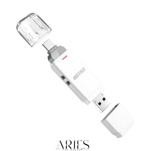 【Amazon.co.jp限定】 バッファロー SSD 外付け 2TB Type-C Type-A 両対応 USB3.2(Gen2) 読込速度 600MB/秒 【 iPhone 17 /17 pro/iPad/A