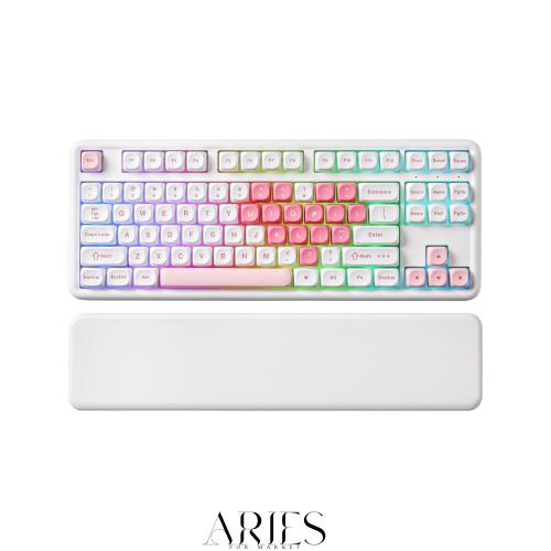 YUNZII B87 ワイヤレスメカニカルキーボード ゲーミングキーボード BT5.0/2.4G/USB-C NKRO QMK/VIAソフトウェアカスタム MOAキーキャップ