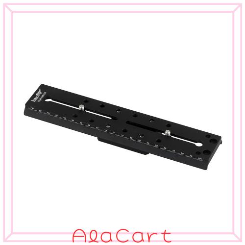 Haoge 220mm カメラロングスライドクイックリリースプレート Sachtler 三脚 流体ヘッド FSB4 FSB6 FSB6T FSB8 FSB8T FSB10 FSB10T DV10 3