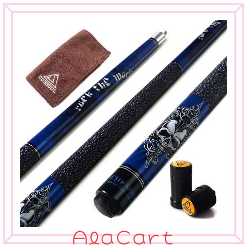 CUESOUL ROCKIN series 57” 21oz メープルキュースティックセット+ジョイントプロテクター+タオル+キューキャリーバック1個（G405）