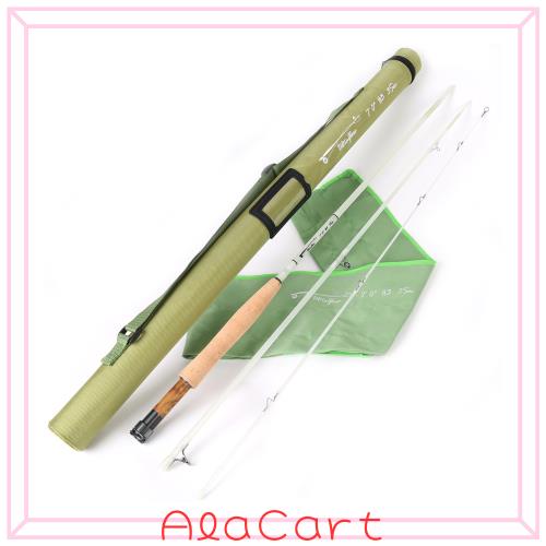 M MAXIMUMCATCH Maxcatchファイバーグラスフライロッド 3wt/4wt/5wt(ブルー/オレンジ/トランスペアレント/パープル) (トランスペアレントの通販は 13,897円