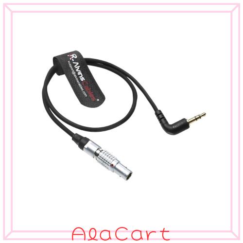 Alvin’s Cables Tentacle Sync アダプター ケーブル Timecode Generator to ARRI Alexa Sound Devices 5 pin オス to 直角 3.5 MM