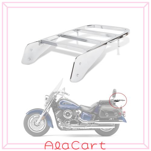 オートバイ リアキャリア ラゲッジラックハーレー スポーツスター Dragstar Custom Classic ヤマハ カスタム クラシック XVS 1100 V-Star
