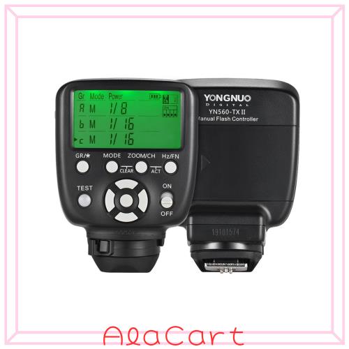 YONGNUO YN560-TX II （Canon用）マニュアル フラッシュトリガー LCDトランスミッター Andoerクリニングクロス付き Canon DSLRカメラ用 Y