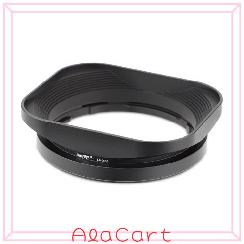 Haoge LH-X53 バヨネットメタルスクエアレンズフードシェード for 富士フイルム Fujifilm Fuji Fujinon XF 35mm F1.4 R / XF35mmF1.4 R,