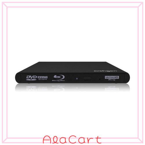 Archgon USB 3.1外付けCD/DVD/Blu-ray/UHDドライブUltra HD 4K コンテンツ BD 再生対応 ブルーレイ アルミ製筐体 ポータブル 保護ケースの通販はその他パソコン・PC周辺機器