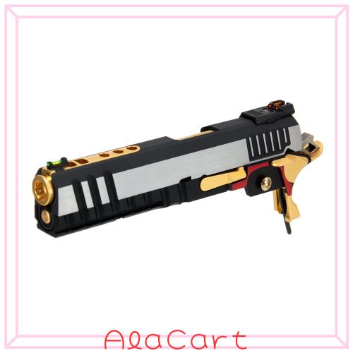 【ARMORER WORKS】WE/マルイハイキャパ5.1, 4.3対応ARMORER WORKS製IPSCスライドセット (シルバー＋ブラック＋ゴールド)の通販は