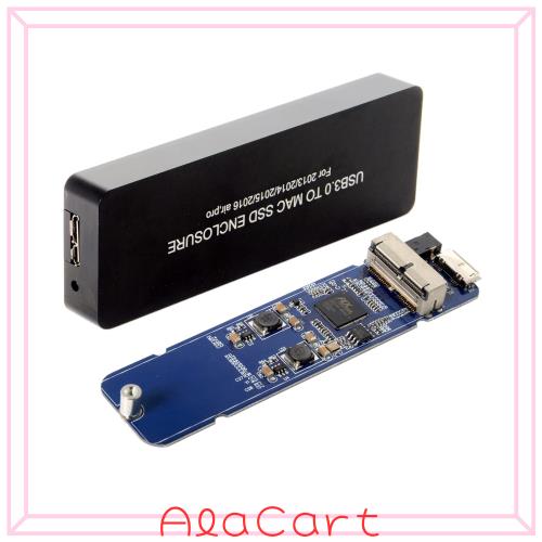 JSER USB 3.0 - 16+12ピン Air Pro 2013 2014 2015 2016 2017 SSD ポータブルケース モバイルボックス HDDエンクロージャー