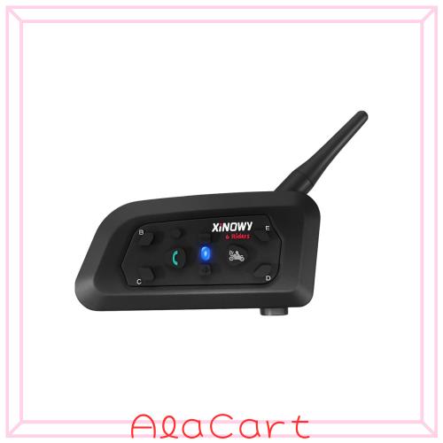 Mihono 6Riders インカム バイク用 V6Pro 昇級版 1200Ｍ 12時間通話通信機器 IP65防水 gps Bluetooth ツーリング ヘルメット用 インター