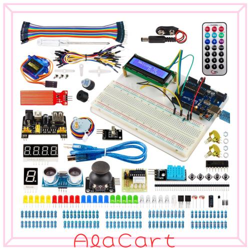 Miuzei 初心者 電子工作 スターターキット Arduinoとの互換性あり R3向け mega2560とR3 nanoと互換性のある（電子日本語マニュアル付き)