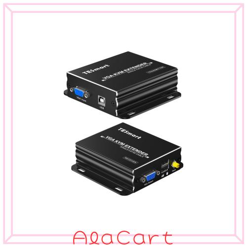 TESmart KVM VGA エクステンダー 300m CAT5e/6対応 1080P@60Hz