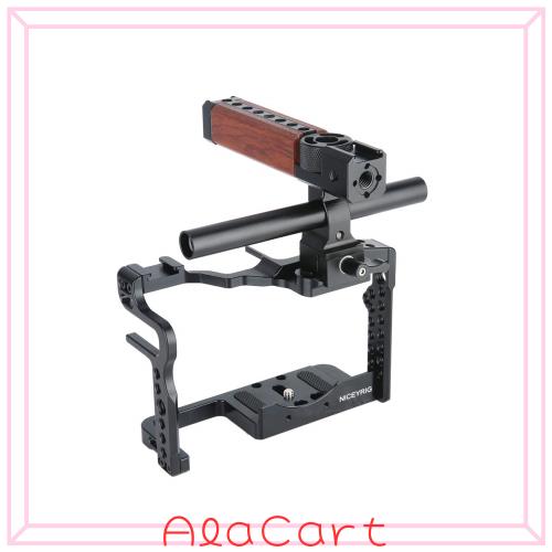 NICEYRIG カメラケージ フルカメラケージキット パナソニック Lumix GH5 / GH5S専用ケージキット トップハンドル付き ナットレール付き 1