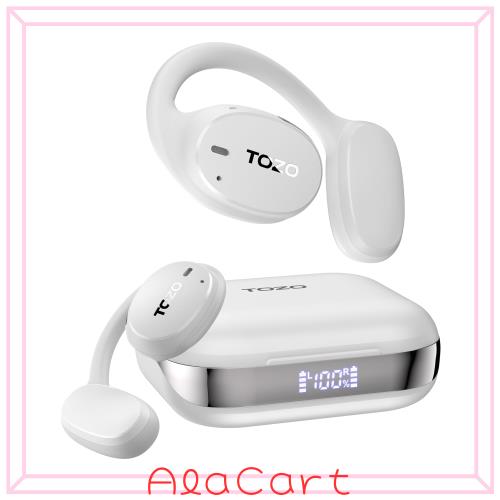 TOZO OpenEgo ワイヤレスイヤホン Bluetooth5.3 オープンイヤー IPX5防水 ホワイト 7,721円