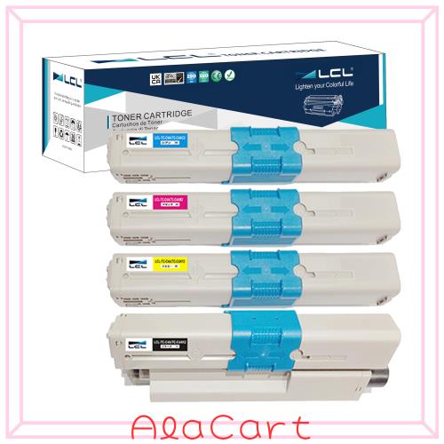 LCL OKI用 TC-C4A TC-C4AK2 TC-C4AC2 TC-C4AM2 TC-C4AY2 (4色セット ブラック シアン マゼンタ イエロー） 互換トナーカートリッジ 対応の通販は 10,892円