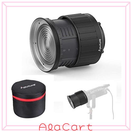 [Aputure] Fresnel 2X フレネルマウント 新型 Fresnel II レンズ LED定常光ライト用 集光アダプタ 120D用レンズマウントMark 2 120Dライ