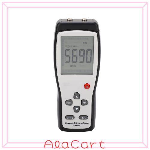 超音波厚さ計 厚み測定器 LCDデジタル スマートセンサー 厚さテスター 12種類の材料 自動校正機能 深度メーター 金属 プラスチック セラ