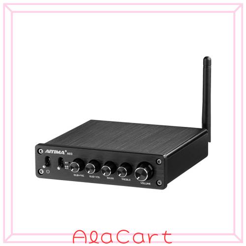 AIYIMA A03 TPA3116サブウーファーBluetoothアンプHiFi TPA3116D2 2.1チャンネルデジタルオーディオアンプ50W * 2 + 100W DC12-24V