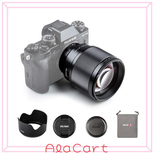 VILTROX 単焦点レンズ 中望遠レンズ XF-85mm F1.8 STM 二代目 瞳AF 富士フイルムXマウント用交換レンズ 手ぶれ補正対応 ポートレート X-T