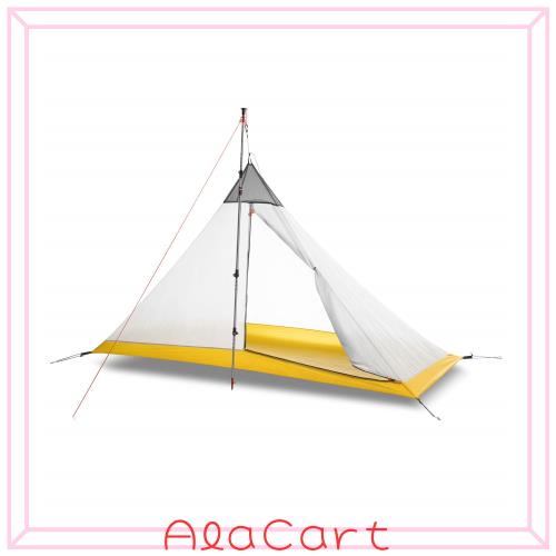 1~2人用 インナーテント キャンプ 蚊帳 モスキートネット 一人用テント ツェルト メッシュテント 低荷重テント 登山 超軽量 通気性 設営