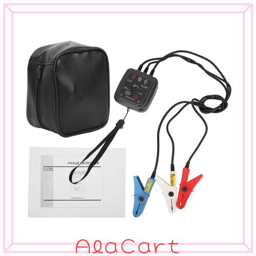 クランプメータ 三相交流用 検相器 非接触ブザー3相シーケンス存在回転テスター AC70-1000V 位相検出器メーター ポータブルポーチ付き スの通販は