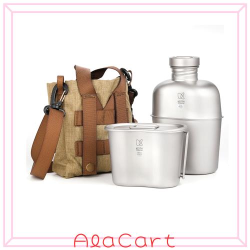 Keith Ti3060 チタン ミリタリーキャンティーン チタンキャンティーン 飯ごう ハンゴウ兵式 クッカーセット メスキット