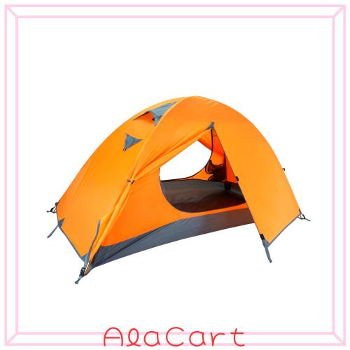 Azarxis テント ツーリングテント ソロテント 二重層 前室 軽量 防風 防雨 1 2 3 人用 3シーズン 4シーズン 夏 冬 てんと ひとり用 ふた