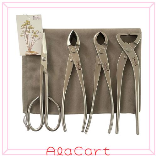 vouiu 4ピース盆栽ツールセット