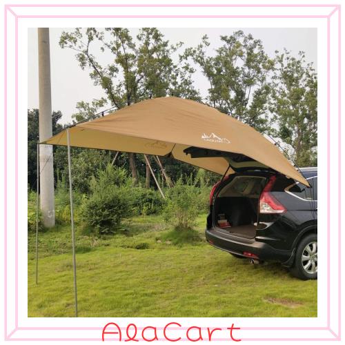 Kadahis タープ テント カーサイドタープ 車用 日よけカーテント 設営簡単 単体使用可能 4-8人用 キャンプ テント アウトドア 公園 登山