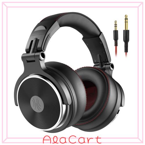 OneOdio Pro50 ハイレゾ ヘッドホン 有線 50mmドライバー プロフェッショナル モニターヘッドホン DJ用 密閉型 スタジオ用/楽器練習/ミキ